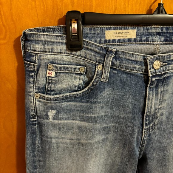 AG Adriano Goldschmied Stilt Crop Jeans Size 29 NO TAG - Picture 2 of 16